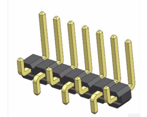 2.54mm Pin Header SMT Kalite avyon bending