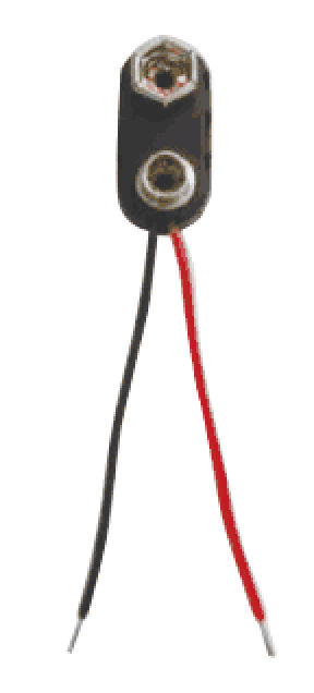 9V Battery Holder With Wire Leads