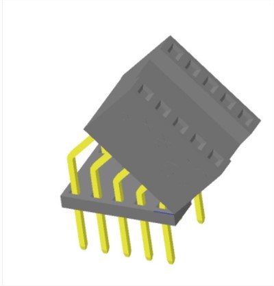 2.54mm 45 Degre Kalite Fi Pin Header