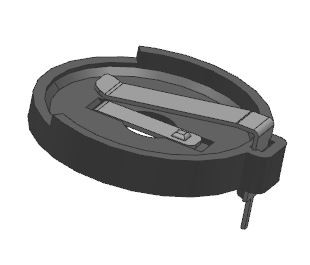 CR2450 Lityòm pyès monnen selilè DIP/THM