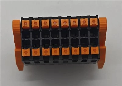 3.5 Double Ranje Orange Terminal Block